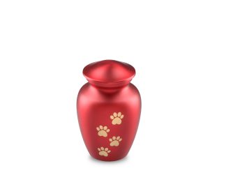 DBU 4115RED-S Metaal dierenurn small