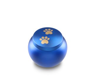 DBU 4116BLU-M Metaal dierenurn medium