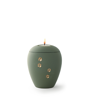 DBU 65-500-307L Keramische urn kaarshouder small