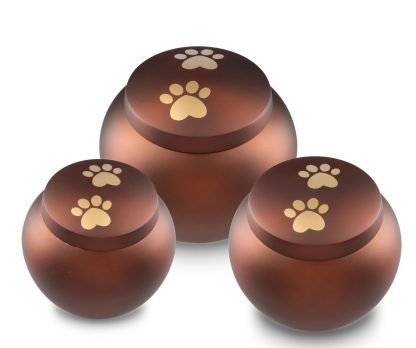 DBU 4116BRO-S Metaal dierenurn small - Afbeelding 2