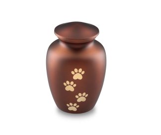 DBU 4115BRO-M Metaal dierenurn medium