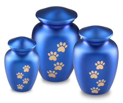 DBU 4115BLU-S Metaal dierenurn small - Afbeelding 2