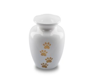 DBU 4115WH-M Metaal dierenurn medium