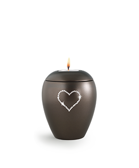 DBU 65-500-519L Keramische urn kaarshouder small