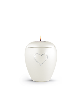 DBU 65-500-599L Keramische urn kaarshouder small