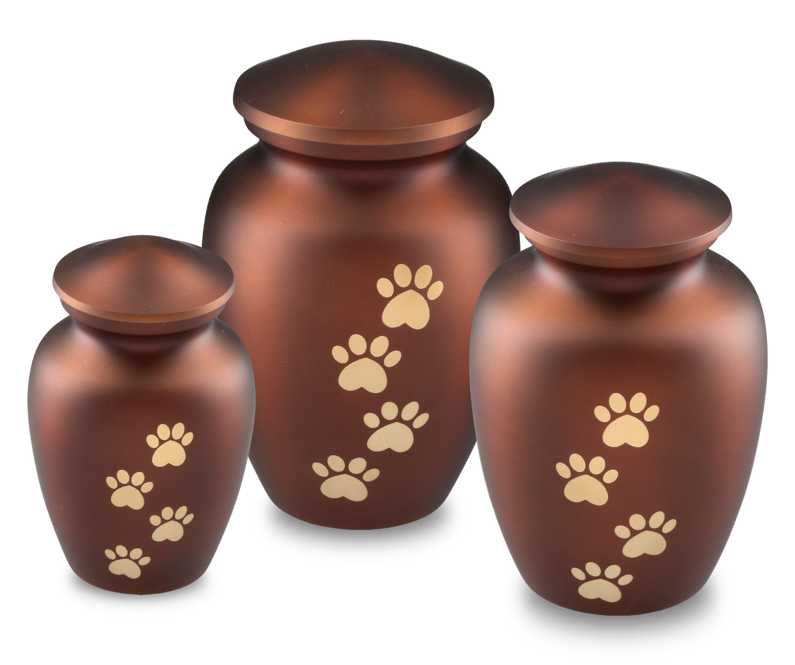 DBU 4115BRO-L Metaal dierenurn groot - Afbeelding 2