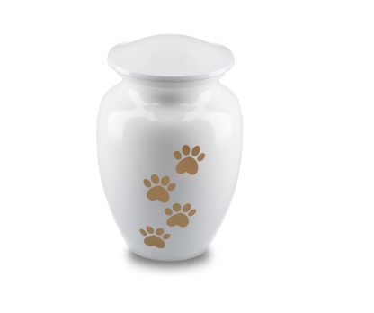 DBU 4115WH-L Metaal dierenurn groot