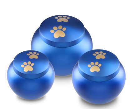 DBU 4116BLU-S Metaal dierenurn small - Afbeelding 2
