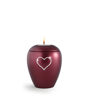 DBU 65-500-529L Keramische urn kaarshouder small
