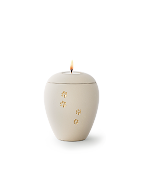 DBU 65-500-807L Keramische urn kaarshouder small