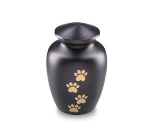 DBU 4115BLA-M Metaal dierenurn medium