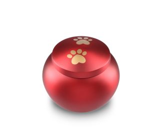 DBU 4116RED-L Metaal dierenurn groot