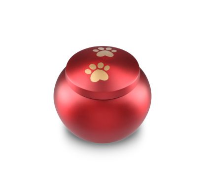 DBU 4116RED-L Metaal dierenurn groot