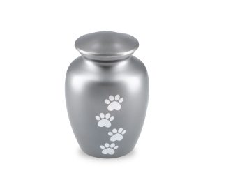 DBU 4115GRE-M Metaal dierenurn medium