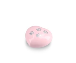 DBU 4117PK-M Metaal dierenurn hart medium