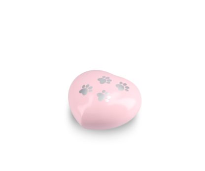DBU 4117PK-M Metaal dierenurn hart medium
