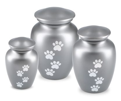 DBU 4115GRE-M Metaal dierenurn medium - Afbeelding 2